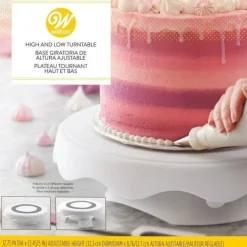 Plateau tournant gâteau réglable - Wilton