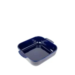 Plat à four carré bleu céramique Appolia 28cm - Peugeot
