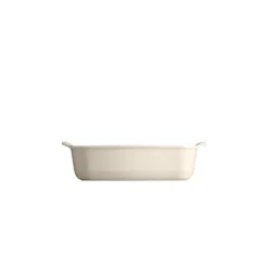 Plat à four carré 24 cm blanc Argile - Emile Henry