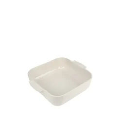 Plat à four carré écru céramique Appolia 28cm - Peugeot