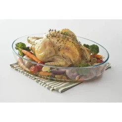 Plat à Four en Verre Ovale 25 x 17 cm 1,6 L Classic - Pyrex