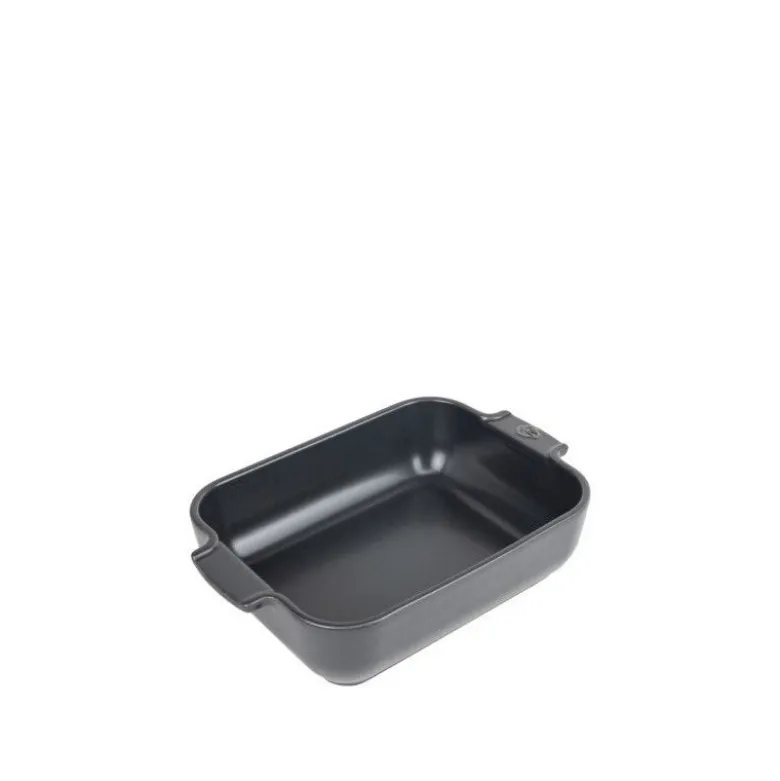 Plat à four rectangulaire ardoise céramique Appolia 25cm - Peugeot