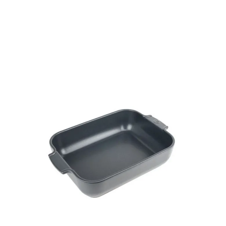 Plat à four rectangulaire ardoise céramique Appolia 32cm - Peugeot