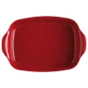 Plat à four rectangulaire 42 cm rouge Grand Cru - Emile Henry