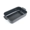 Plat à Four Rectangulaire en Céramique Appolia 22 cm Ardoise - Peugeot