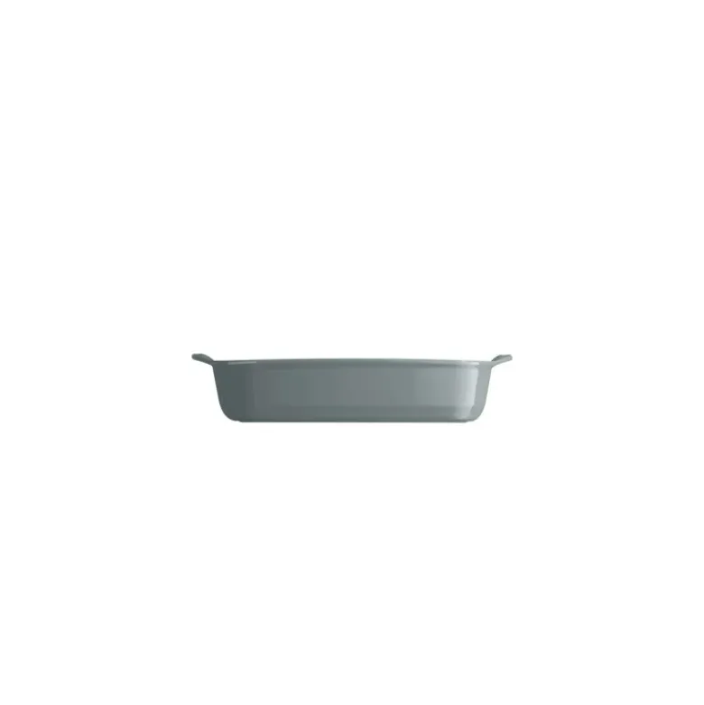 Plat à Four Rectangulaire en Céramique Perle 36,5 x 23,5 cm - Emile Henry