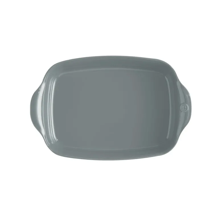 Plat à Four Rectangulaire en Céramique Perle 42,5 x 28 cm - Emile Henry