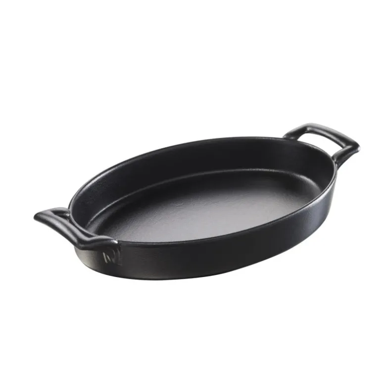 Plat Ovale Noir 28x19 cm Belle Cuisine - Revol