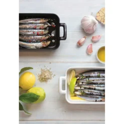 Plat Rectangulaire Blanc 19 x 13 cm Belle Cuisine - Revol