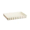 Plat à tarte rectangulaire blanc Argile - Emile Henry