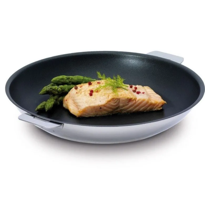 Poêle anti-adhérente Mutine 24cm manche amovible - Cristel