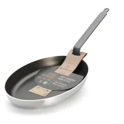 Poêle à poisson aluminium anti-adhésif Ø36cm - De Buyer