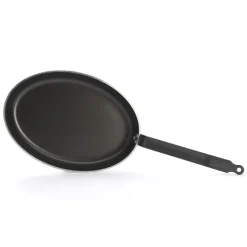 Poêle à poisson aluminium anti-adhésif Ø40cm - De Buyer