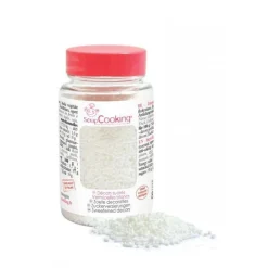 Pot décors sucrés vermicelles blancs - ScrapCooking