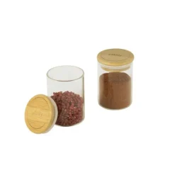 Pot à épices et condiments verre x3 - Pebbly