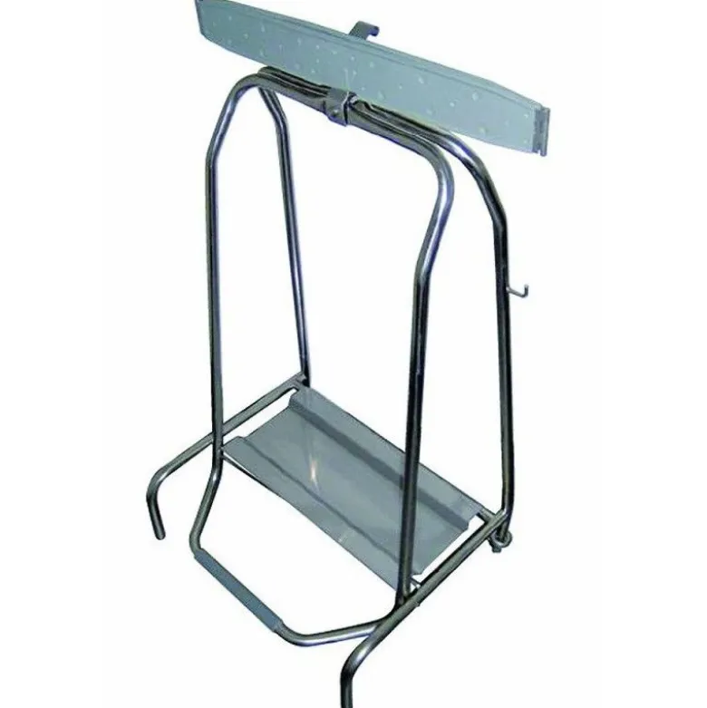 Poubelle ciseau inox pour sacs 110L