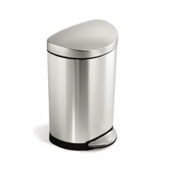 Poubelle demi-lune 10L acier brossé - Simplehuman