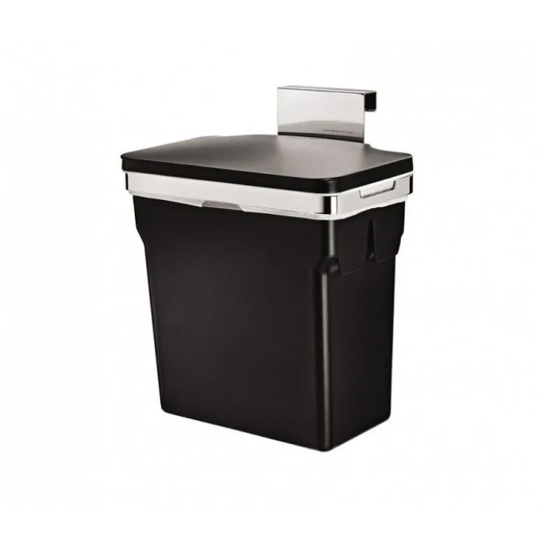 Poubelle de placard plastique noir - Simplehuman