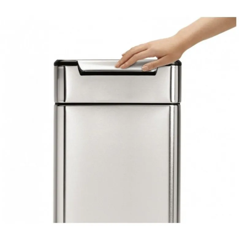 Poubelle rectangulaire Touch Bar 30L - Simplehuman