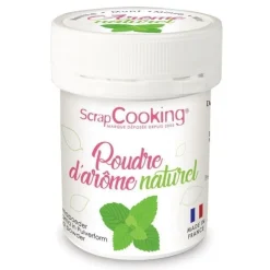 Poudre d'arôme naturel de menthe - Scrapcooking