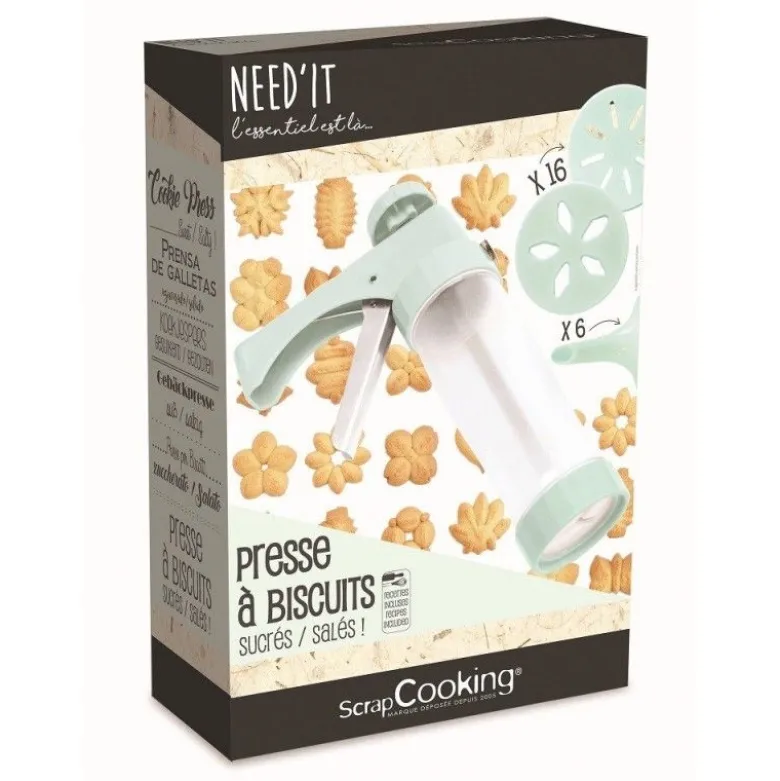 Presse à biscuits Need'it - ScrapCooking