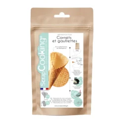 Préparation Gaufrettes/Cornets à la vanille - ScrapCooking