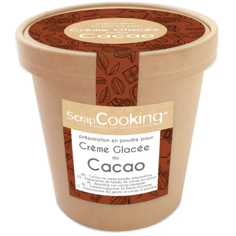 Préparation Glace Cacao - ScrapCooking