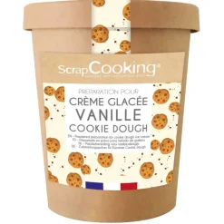 Préparation Glace Cookie Dough - ScrapCooking