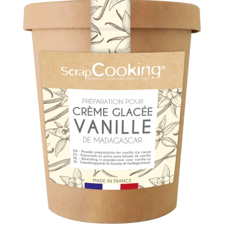 Préparation Glace Vanille - ScrapCooking
