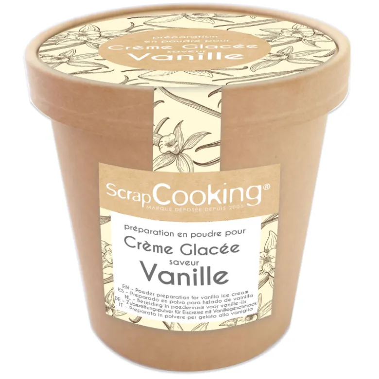 Préparation Glace Vanille - ScrapCooking