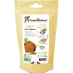 Préparation pain d'épices BIO 330g - Mirontaine