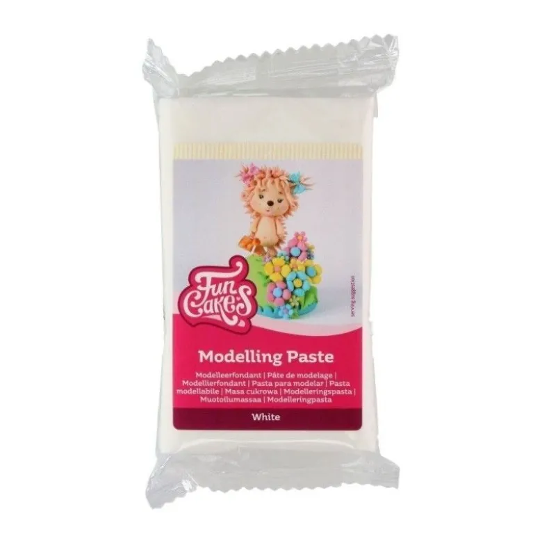 Pâte de modelage blanc 250g - FunCakes