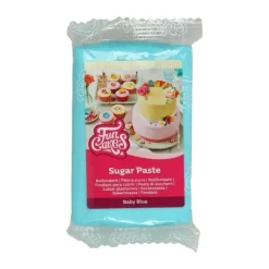 Pâte à Sucre Bleu Clair 250g - Funcakes