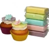 Pâte à sucre couleur pastel 100g x5 - FunCakes
