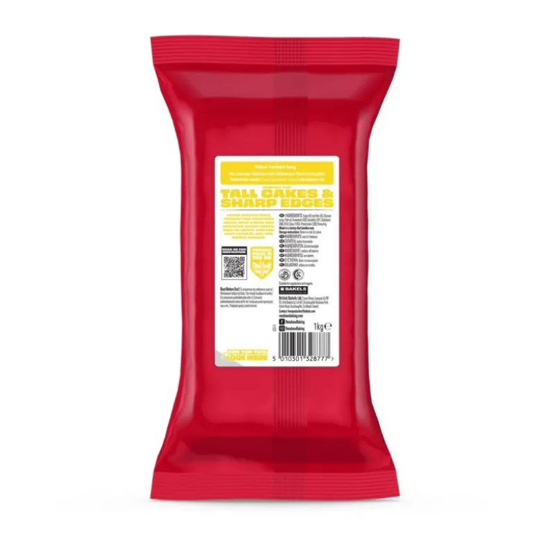 Pâte à Sucre Extra Jaune 1kg - Renshaw