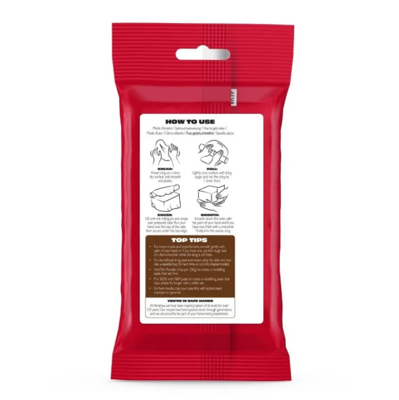 Pâte à Sucre Extra Marron Goût Chocolat 1kg - Renshaw