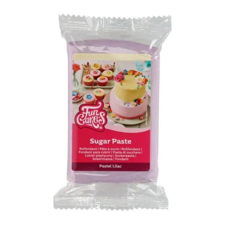 Pâte à Sucre Lilas 250g - Funcakes