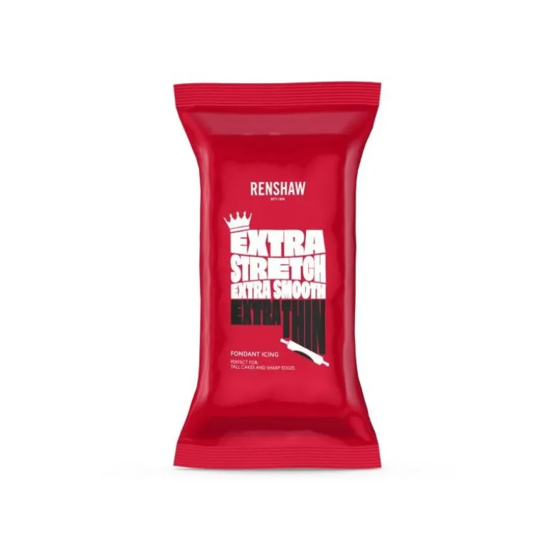 Pâte à Sucre Noir Extra 1kg - Renshaw