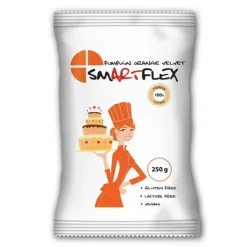 Pâte à Sucre Orange Pumkin Orange Velvet 250g - Smartflex