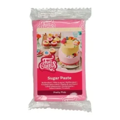 Pâte à sucre rose clair 250g - FunCakes