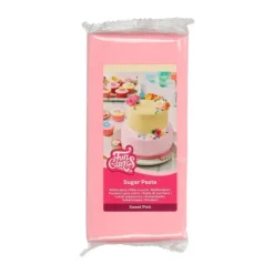 Pâte à sucre rose 1kg - FunCakes