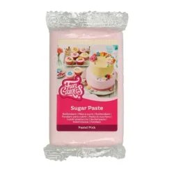 Pâte à sucre rose pastel 250g - FunCakes
