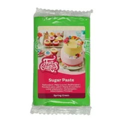 Pâte à Sucre Vert 250g - Funcakes