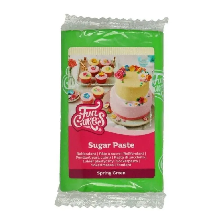 Pâte à Sucre Vert 250g - Funcakes