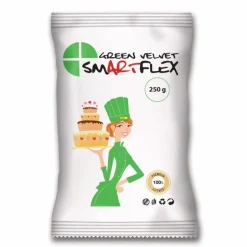 Pâte à Sucre Vert Green Velvet 250g - Smartflex