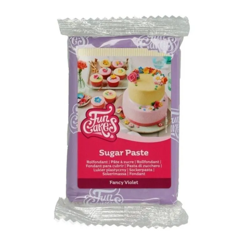 Pâte à Sucre Violet 250g - Funcakes