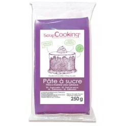 Pâte à sucre violet 250g - Scrapcooking