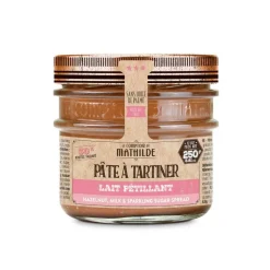 Pâte à tartiner Lait Noisette Pétillant 250g - Le Comptoir de Mathilde