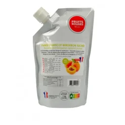 Purée de fruits Abricot 1kg - Fruits Rouges & Co