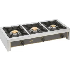 Réchaud inox 3 feux - Waffle Maker
